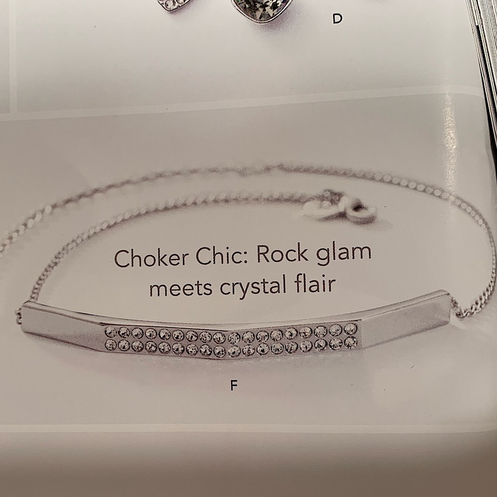 Touchstone Crystal by Swarovski choker necklace